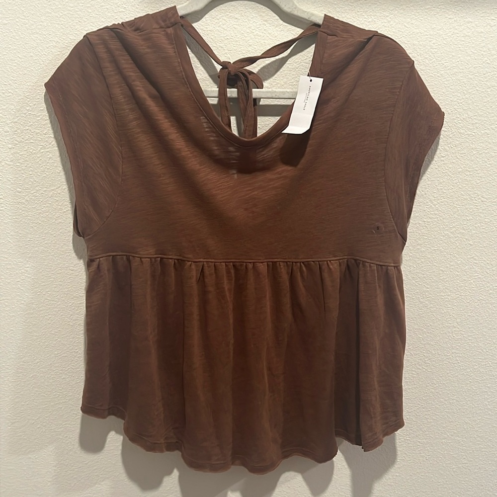 American Eagle Brown Top